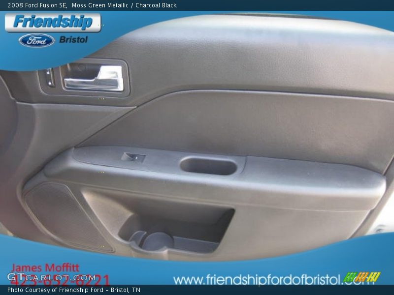 Moss Green Metallic / Charcoal Black 2008 Ford Fusion SE