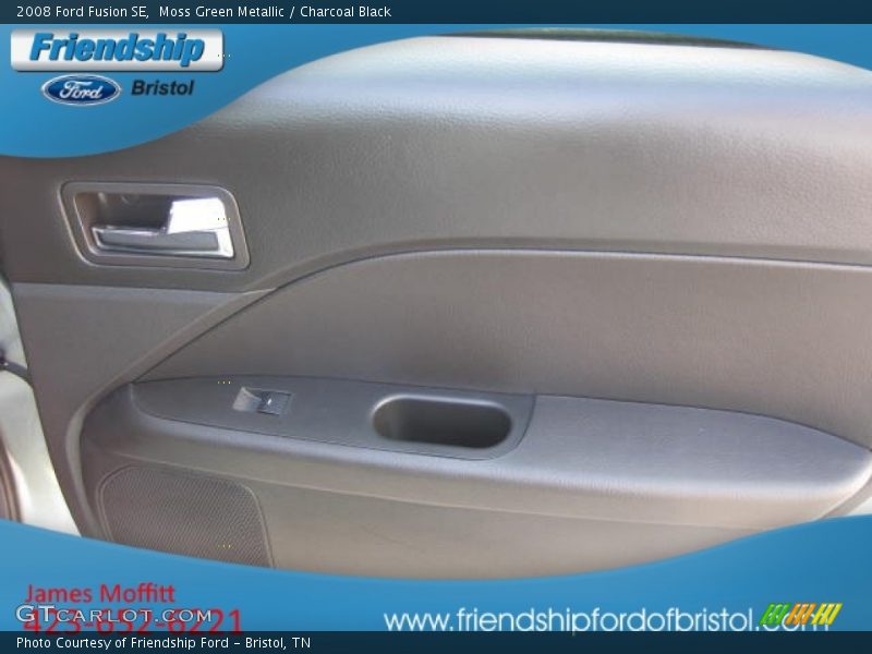 Moss Green Metallic / Charcoal Black 2008 Ford Fusion SE