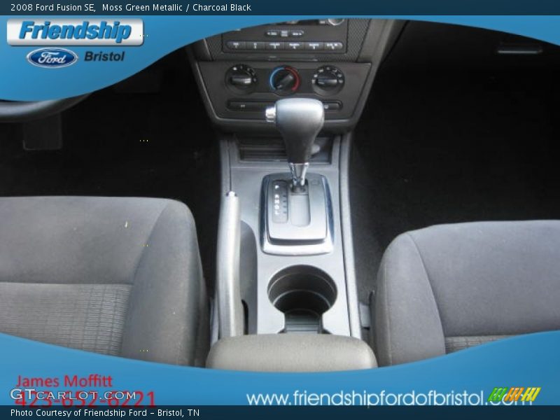 Moss Green Metallic / Charcoal Black 2008 Ford Fusion SE