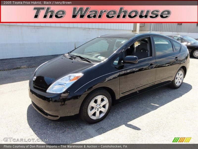 Black / Ivory/Brown 2005 Toyota Prius Hybrid