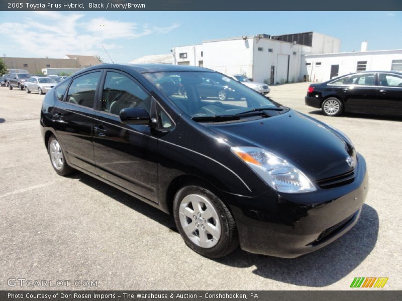 Black / Ivory/Brown 2005 Toyota Prius Hybrid