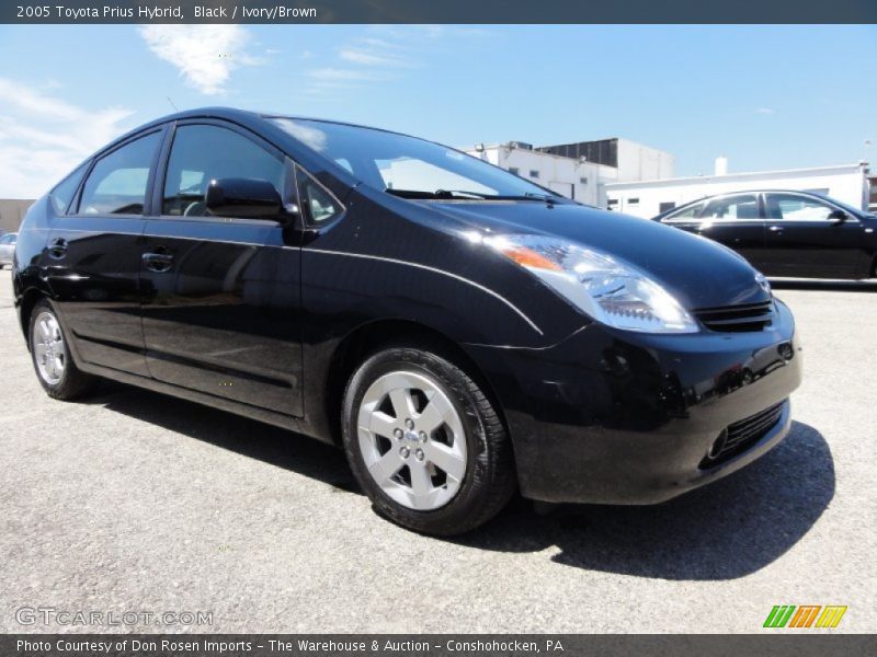 Black / Ivory/Brown 2005 Toyota Prius Hybrid