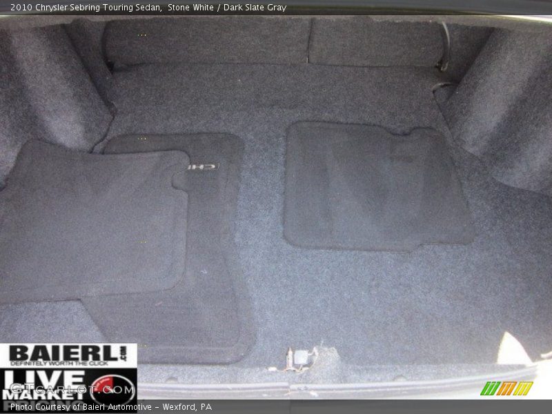 Stone White / Dark Slate Gray 2010 Chrysler Sebring Touring Sedan