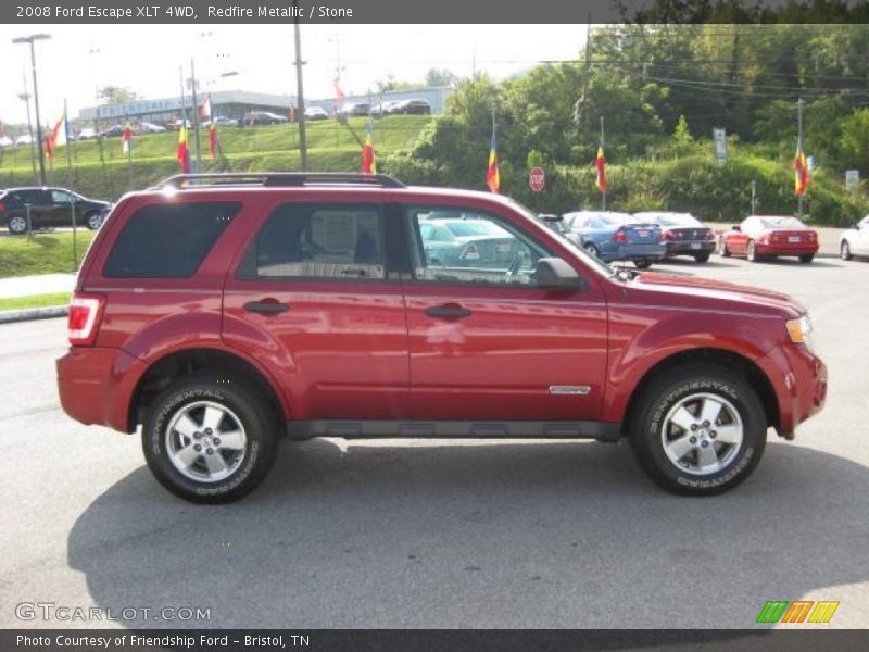 Redfire Metallic / Stone 2008 Ford Escape XLT 4WD