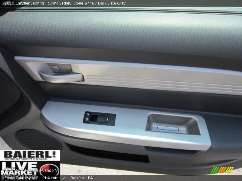 Stone White / Dark Slate Gray 2010 Chrysler Sebring Touring Sedan