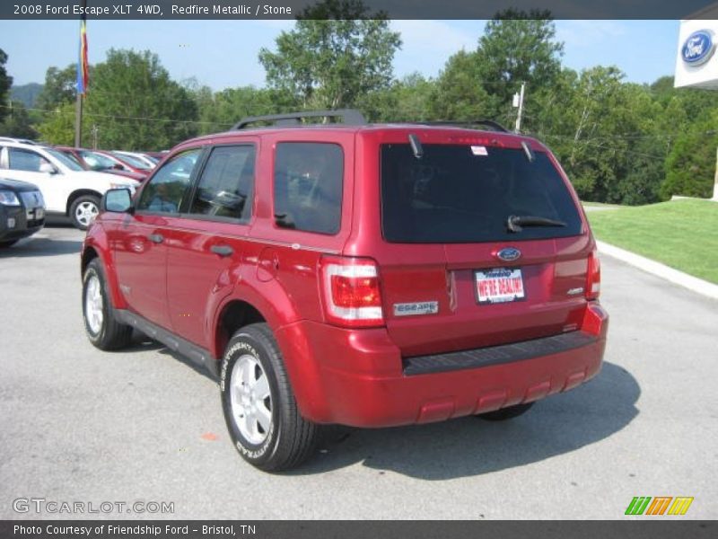Redfire Metallic / Stone 2008 Ford Escape XLT 4WD