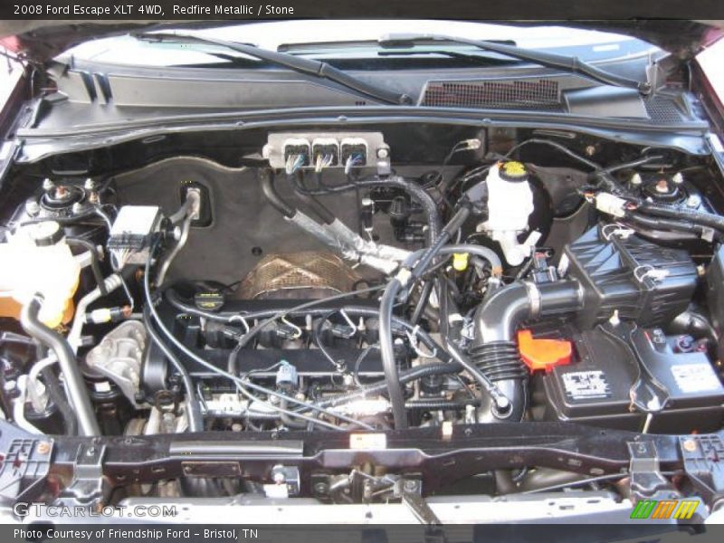 Redfire Metallic / Stone 2008 Ford Escape XLT 4WD