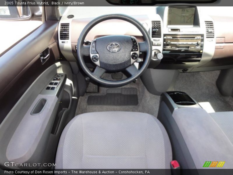 Black / Ivory/Brown 2005 Toyota Prius Hybrid