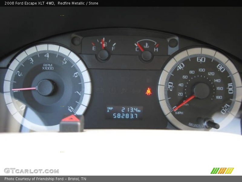 Redfire Metallic / Stone 2008 Ford Escape XLT 4WD