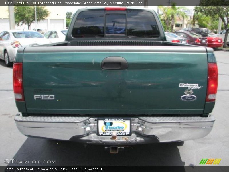 Woodland Green Metallic / Medium Prairie Tan 1999 Ford F150 XL Extended Cab