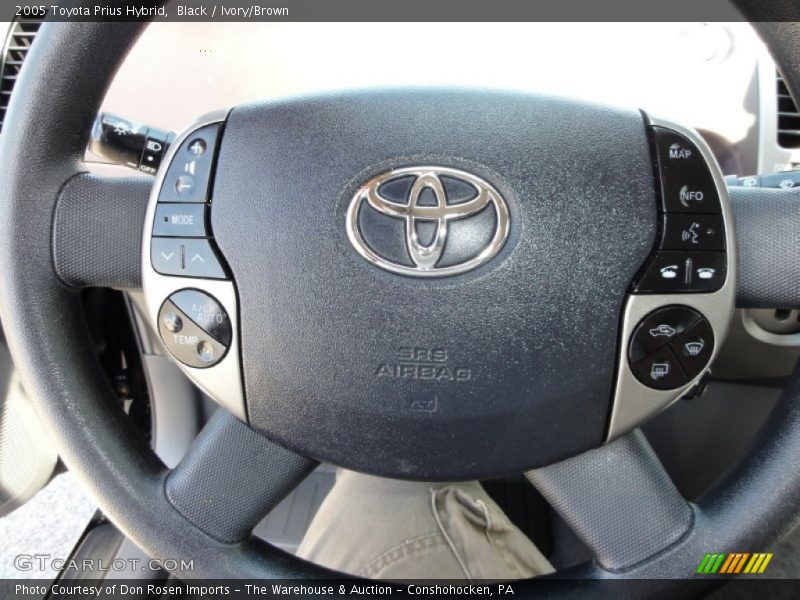 Black / Ivory/Brown 2005 Toyota Prius Hybrid