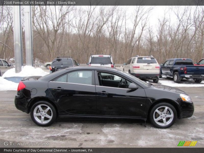 Black / Ebony Black 2008 Pontiac G6 V6 Sedan