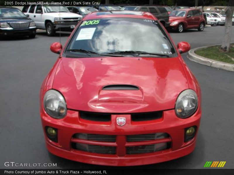 Flame Red / Dark Slate Gray 2005 Dodge Neon SRT-4