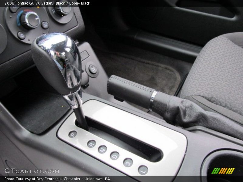 Black / Ebony Black 2008 Pontiac G6 V6 Sedan