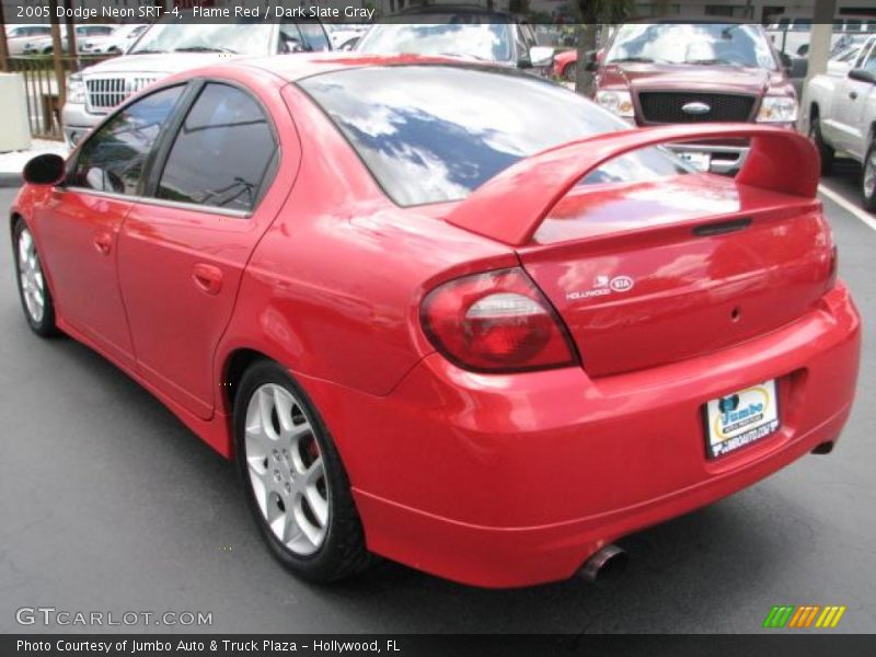 Flame Red / Dark Slate Gray 2005 Dodge Neon SRT-4