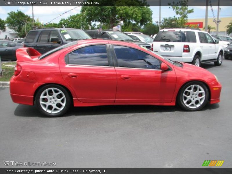 Flame Red / Dark Slate Gray 2005 Dodge Neon SRT-4