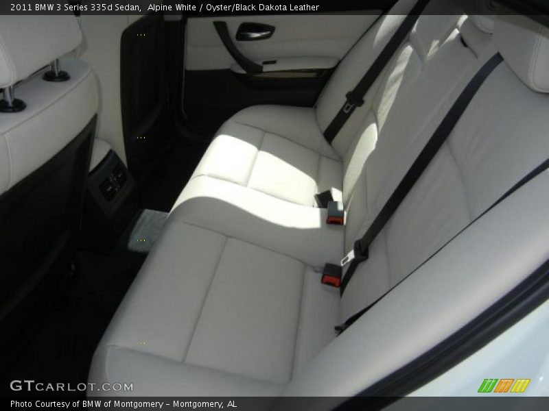 Alpine White / Oyster/Black Dakota Leather 2011 BMW 3 Series 335d Sedan