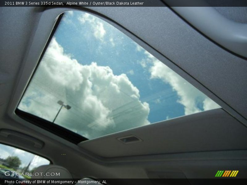 Alpine White / Oyster/Black Dakota Leather 2011 BMW 3 Series 335d Sedan