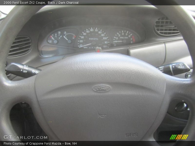 Black / Dark Charcoal 2000 Ford Escort ZX2 Coupe