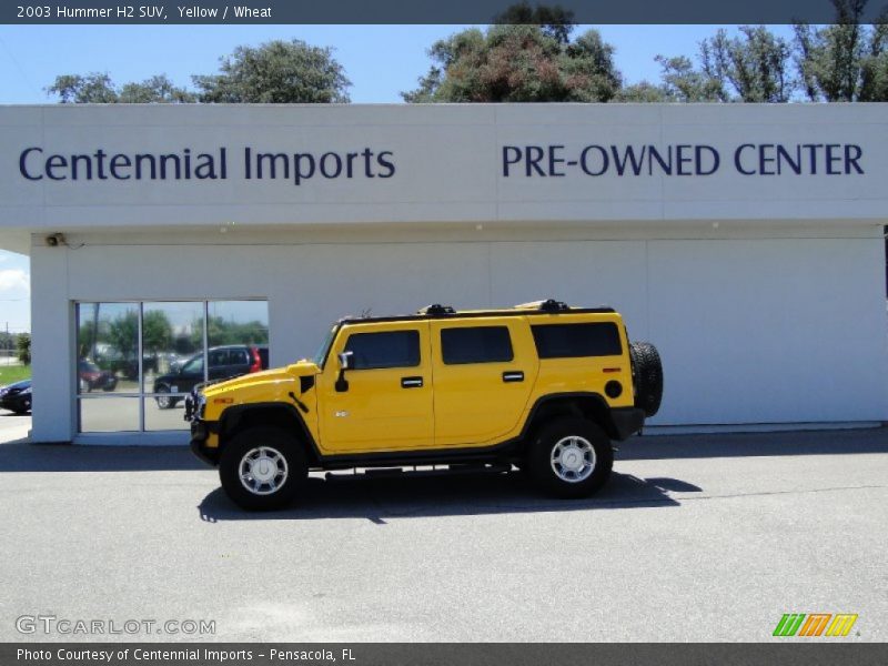 Yellow / Wheat 2003 Hummer H2 SUV