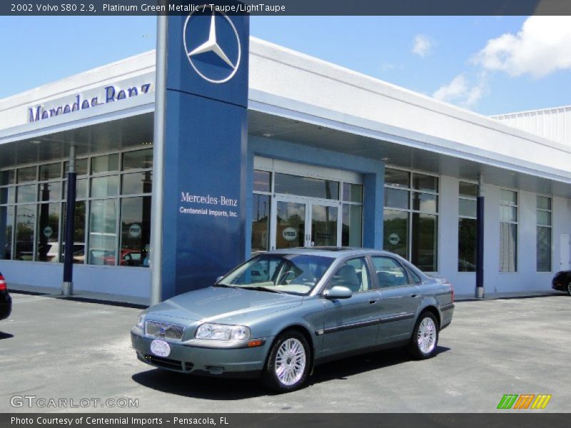 Platinum Green Metallic / Taupe/LightTaupe 2002 Volvo S80 2.9