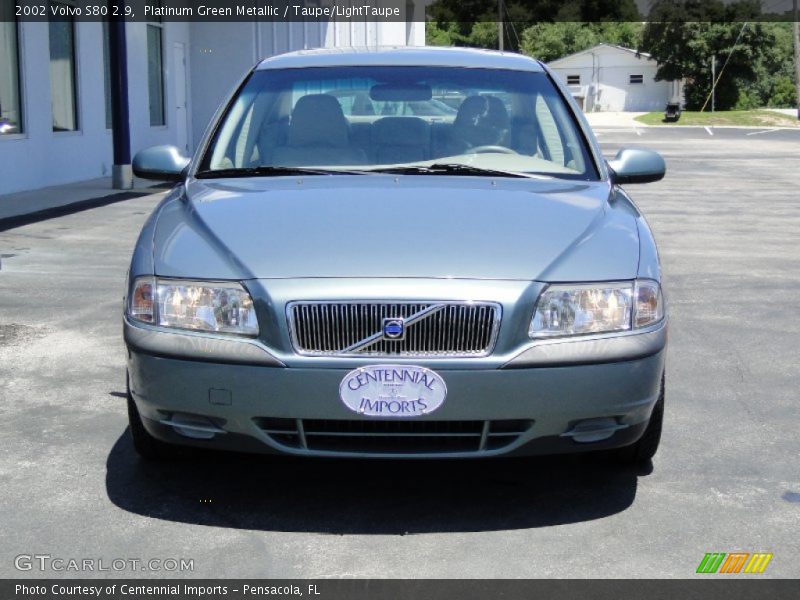 Platinum Green Metallic / Taupe/LightTaupe 2002 Volvo S80 2.9