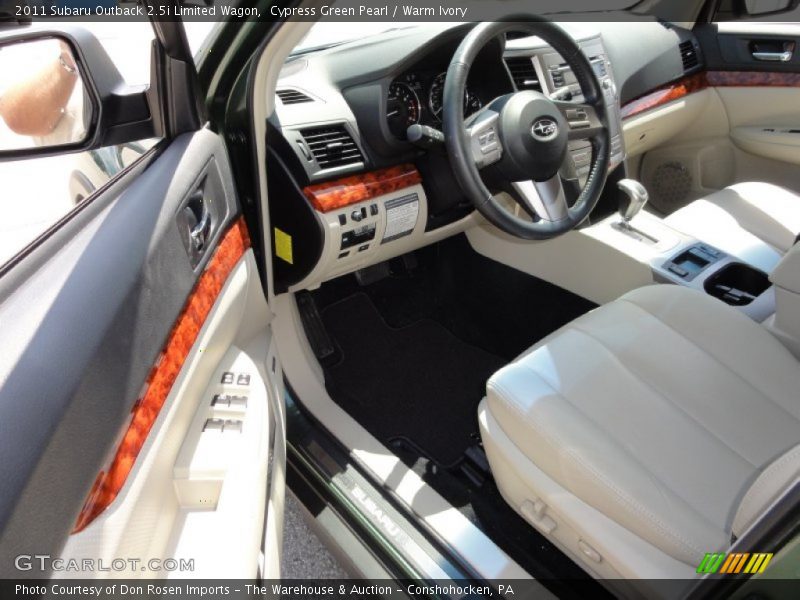  2011 Outback 2.5i Limited Wagon Warm Ivory Interior