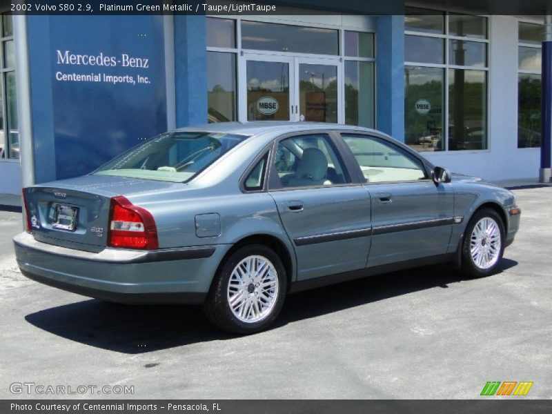 Platinum Green Metallic / Taupe/LightTaupe 2002 Volvo S80 2.9