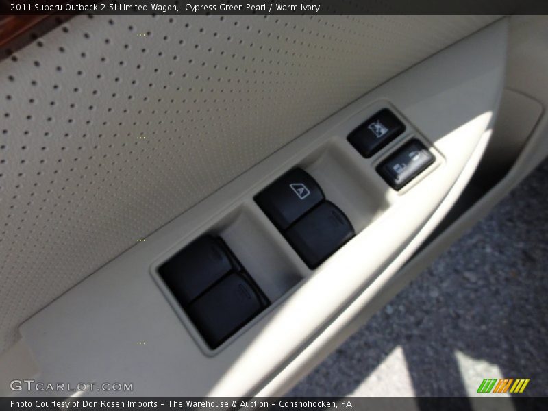 Cypress Green Pearl / Warm Ivory 2011 Subaru Outback 2.5i Limited Wagon