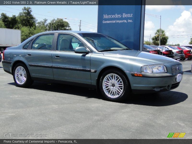Platinum Green Metallic / Taupe/LightTaupe 2002 Volvo S80 2.9