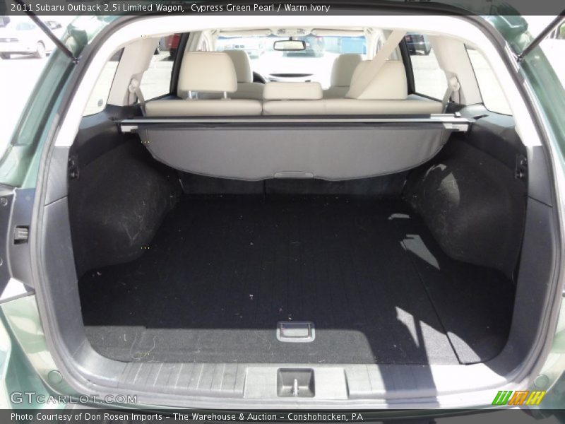 Cypress Green Pearl / Warm Ivory 2011 Subaru Outback 2.5i Limited Wagon