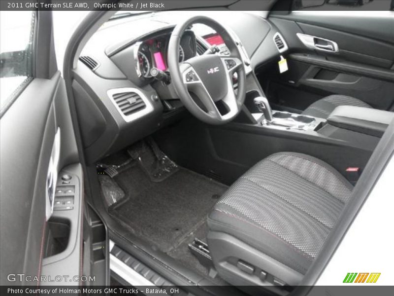 Olympic White / Jet Black 2011 GMC Terrain SLE AWD