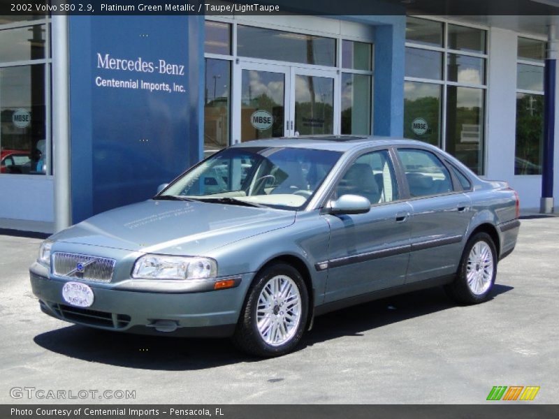 Platinum Green Metallic / Taupe/LightTaupe 2002 Volvo S80 2.9