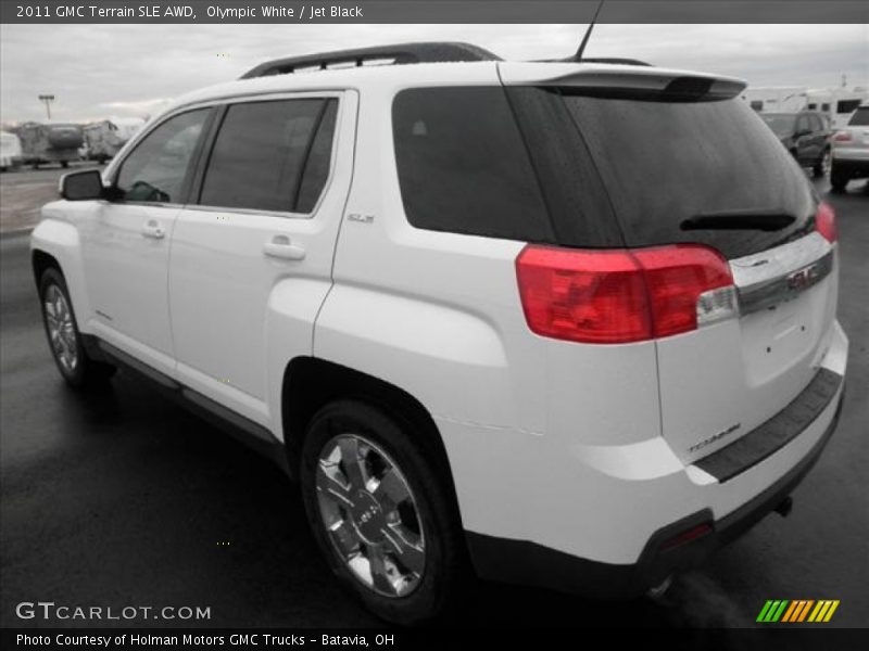 Olympic White / Jet Black 2011 GMC Terrain SLE AWD