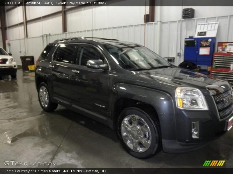 Cyber Gray Metallic / Jet Black 2011 GMC Terrain SLT AWD