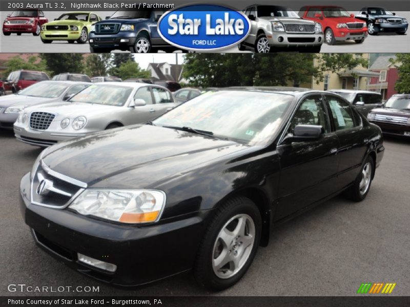 Nighthawk Black Pearl / Parchment 2003 Acura TL 3.2