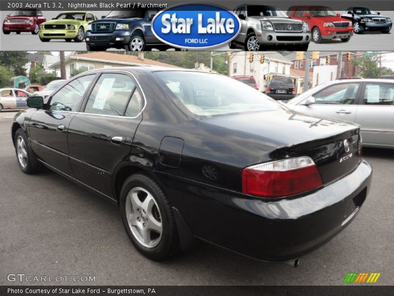 Nighthawk Black Pearl / Parchment 2003 Acura TL 3.2