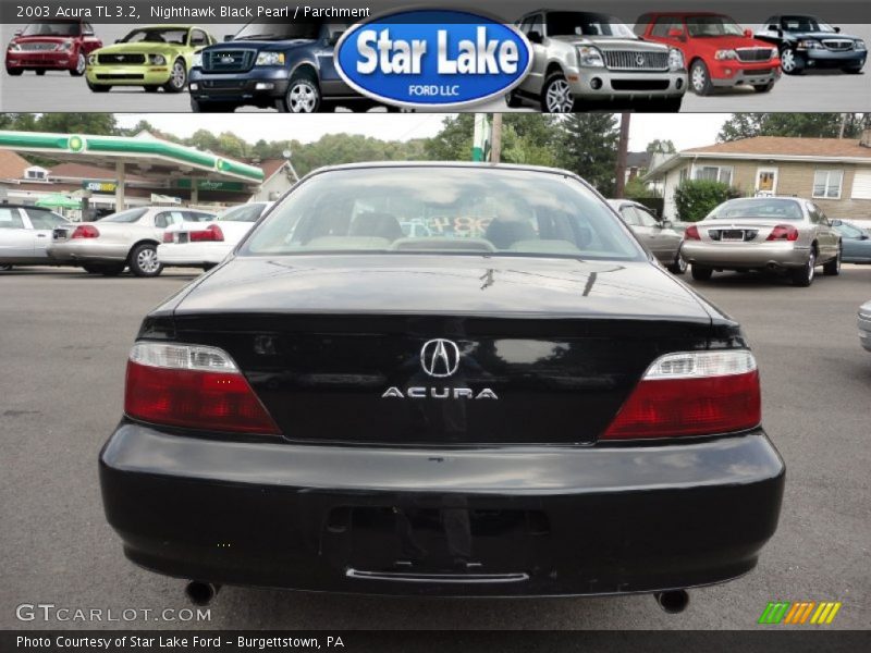 Nighthawk Black Pearl / Parchment 2003 Acura TL 3.2