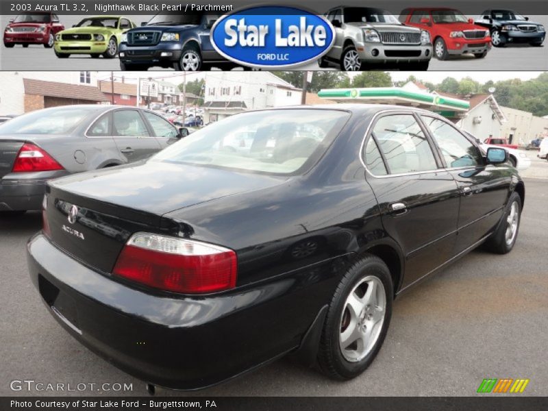 Nighthawk Black Pearl / Parchment 2003 Acura TL 3.2