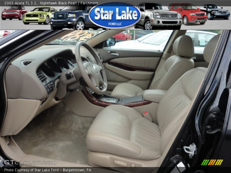 Nighthawk Black Pearl / Parchment 2003 Acura TL 3.2