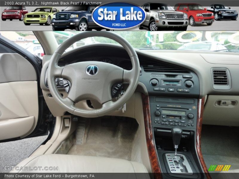 Nighthawk Black Pearl / Parchment 2003 Acura TL 3.2