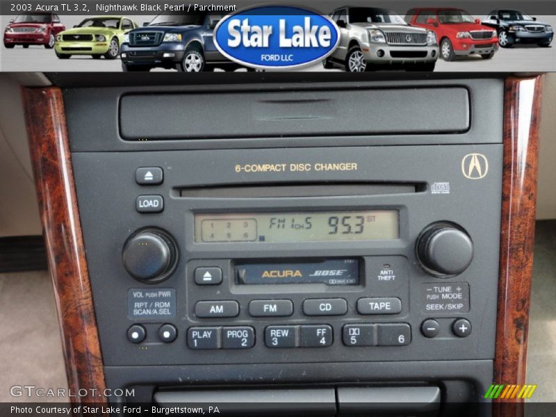 Nighthawk Black Pearl / Parchment 2003 Acura TL 3.2