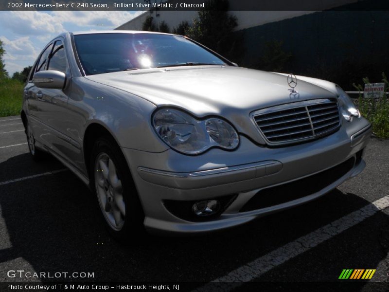Brilliant Silver Metallic / Charcoal 2002 Mercedes-Benz C 240 Sedan