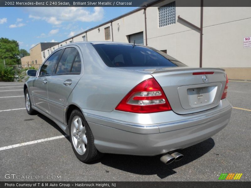 Brilliant Silver Metallic / Charcoal 2002 Mercedes-Benz C 240 Sedan