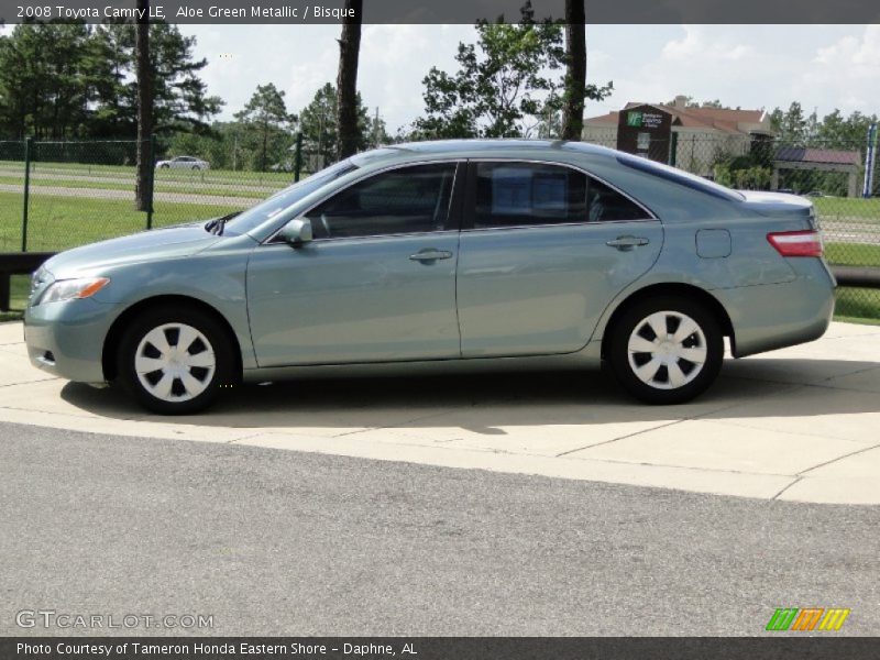 Aloe Green Metallic / Bisque 2008 Toyota Camry LE