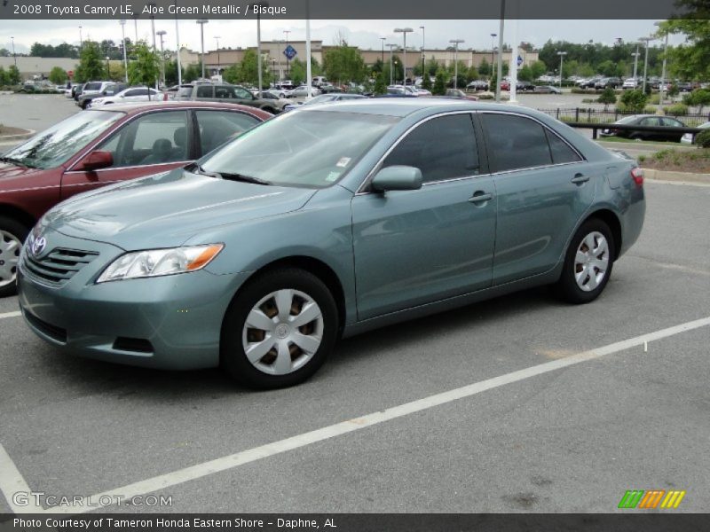 Aloe Green Metallic / Bisque 2008 Toyota Camry LE
