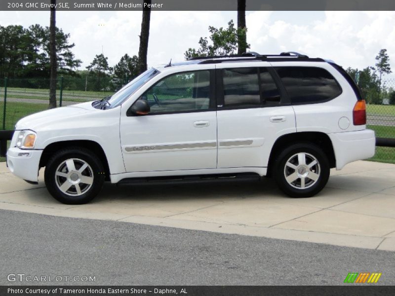 Summit White / Medium Pewter 2004 GMC Envoy SLE