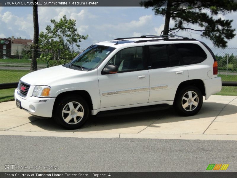 Summit White / Medium Pewter 2004 GMC Envoy SLE