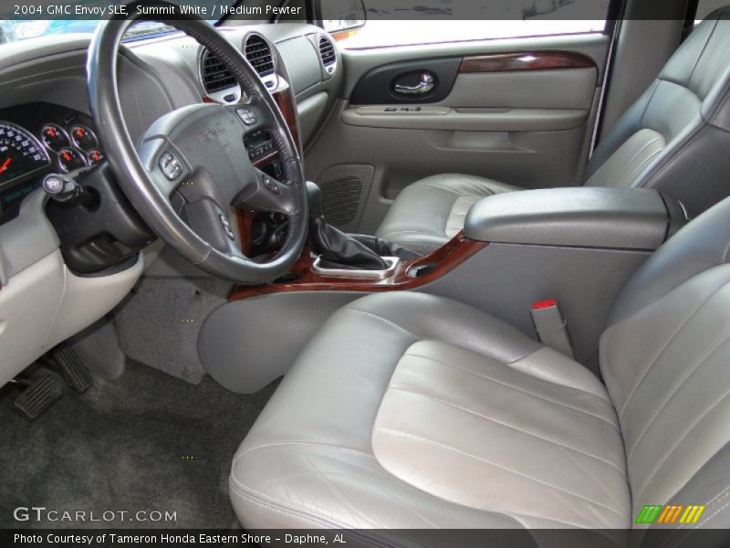 Summit White / Medium Pewter 2004 GMC Envoy SLE