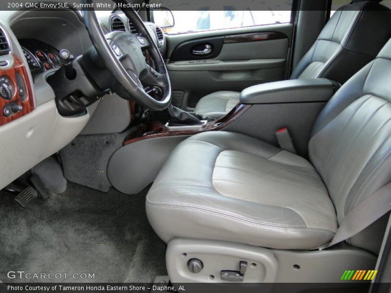 Summit White / Medium Pewter 2004 GMC Envoy SLE